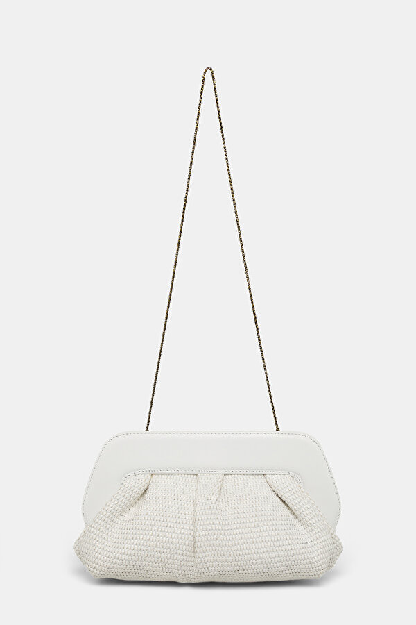 WHITE WICKER BAG 2