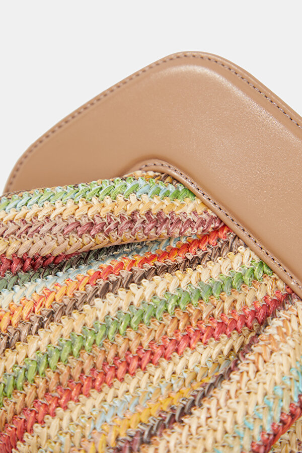MULTICOLOR WICKER BAG 6