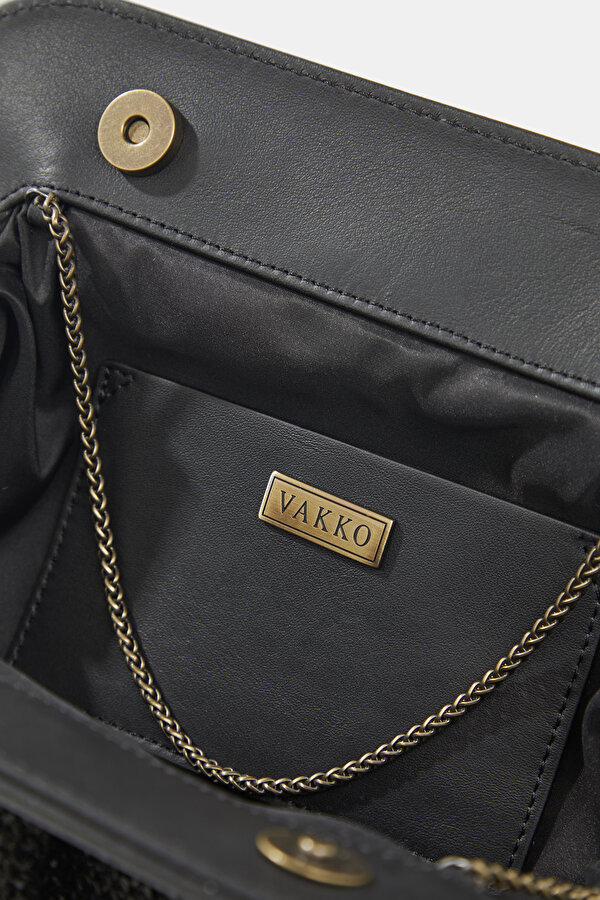 BLACK WICKER BAG 7