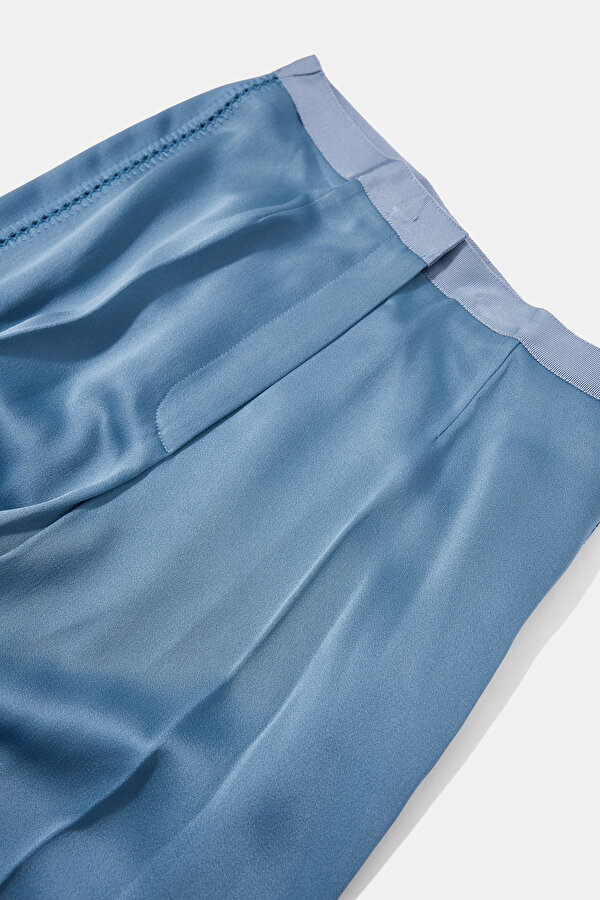BLUE WIDE LEG TROUSERS 6