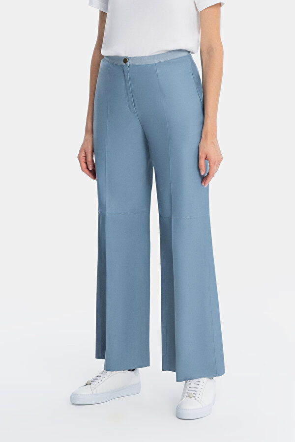 BLUE STRAIGHT CUT TROUSERS 2