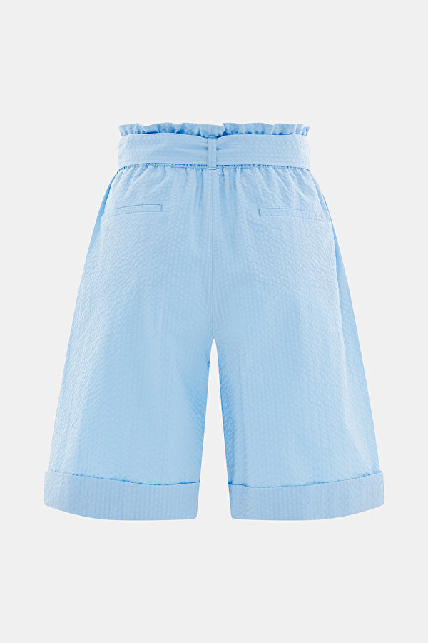 LIGHT BLUE TEXTURED SHORT BERMUDA 2