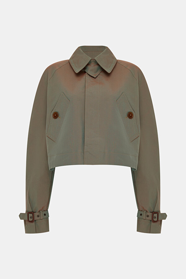 KHAKI TRENCH COAT