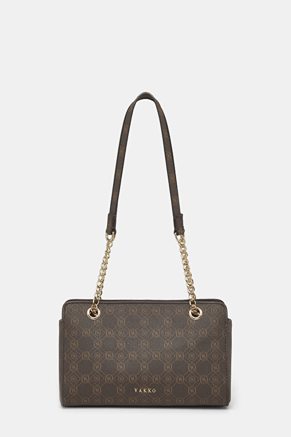 KAHVE MONOGRAM ÇANTA