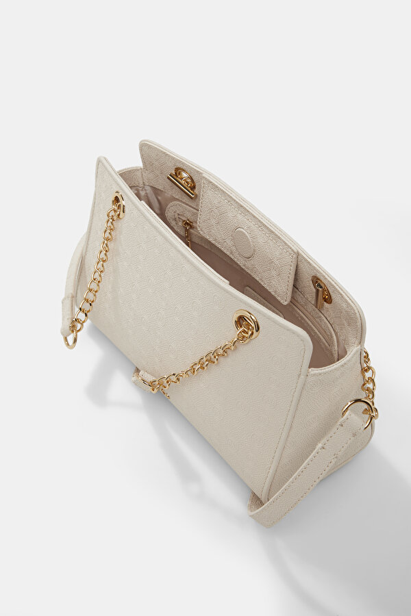 ECRU MONOGRAM BAG 7