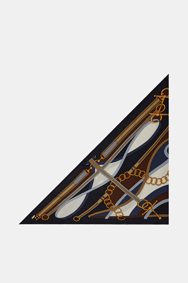 BROWN OBJECT DESIGN CASHMERE/SILK SHAWL