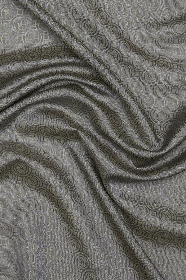 GREY COTTON/SILK SCARF 2