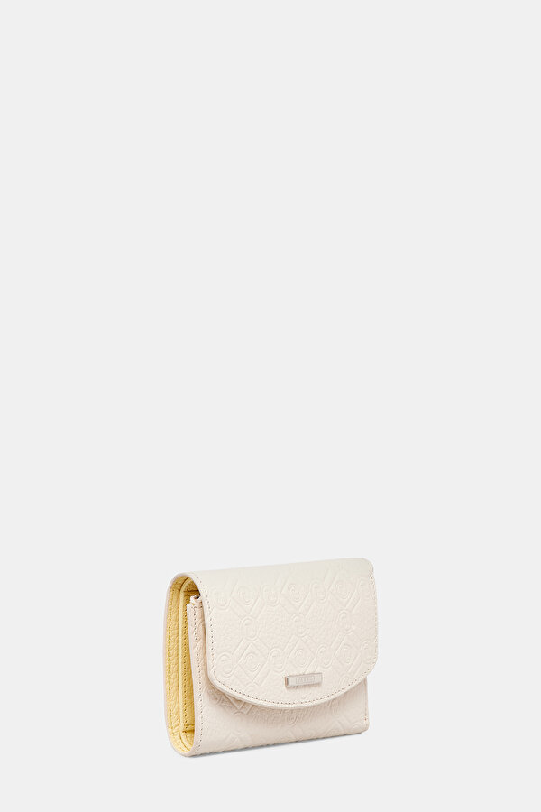 YELLOW MONOGRAM LEATHER WALLET 2