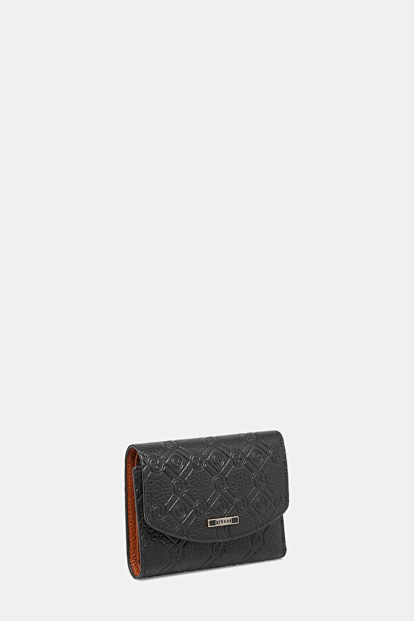 TAN MONOGRAM LEATHER WALLET 2