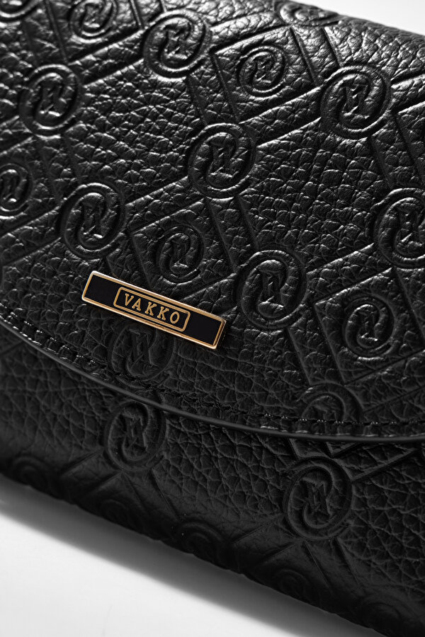 TAN MONOGRAM LEATHER WALLET 6