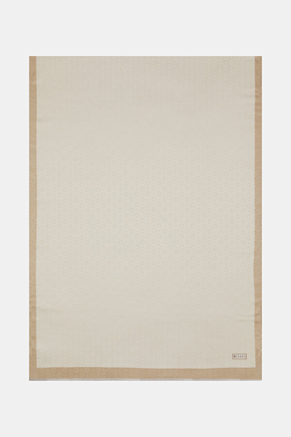 ECRU COTTON/SILK SHAWL