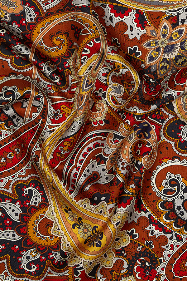 TABA ŞAL DESENLİ TWILL BANDANA 2
