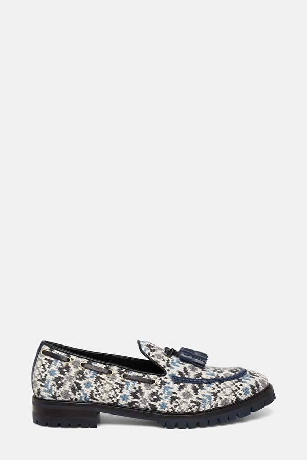 ÇOK RENKLİ DESENLİ LOAFER