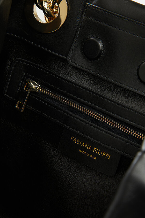 BLACK LEATHER BAG 6