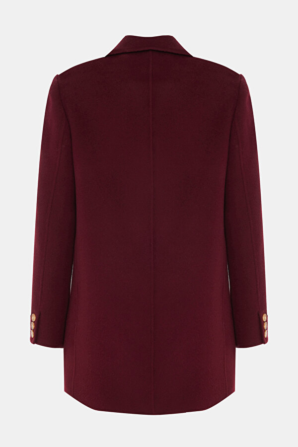 MAROON REEFER JACKET 2