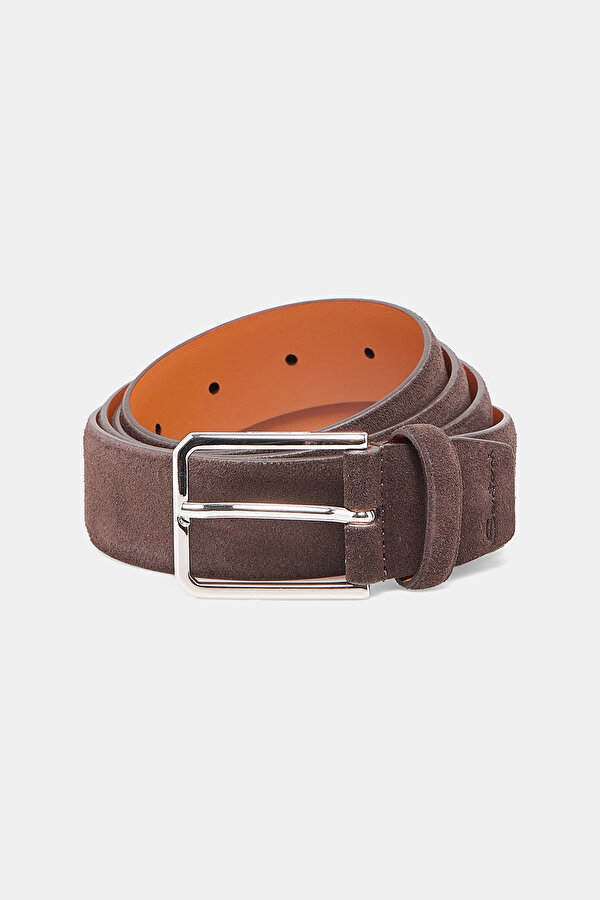 DARK BROWN LEATHER BELT