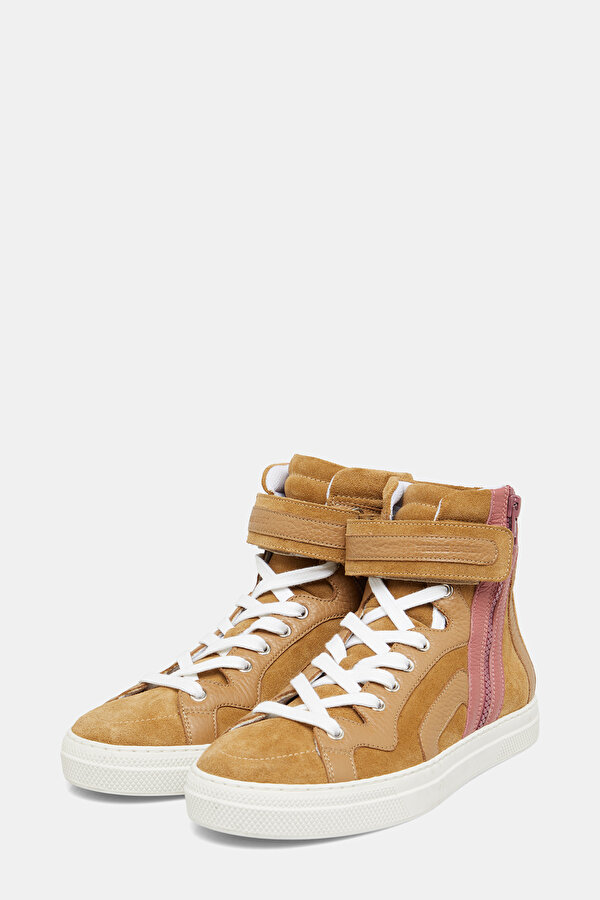 PINK SUEDE SNEAKER KADIN 2