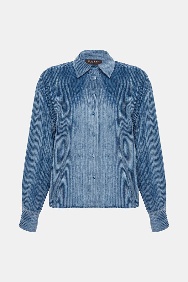 INDIGO LONG SLEEVE SHIRT 7