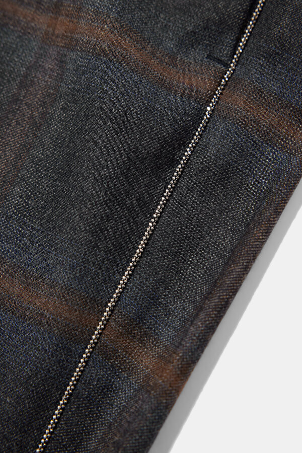 BROWN STRAIGHT CUT TROUSERS 7