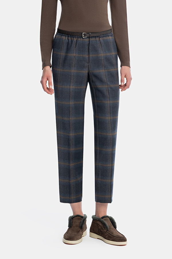 BROWN STRAIGHT CUT TROUSERS 2