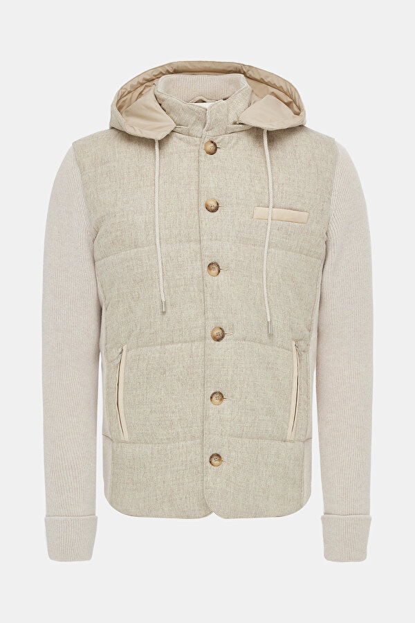 BEIGE WOOL COAT