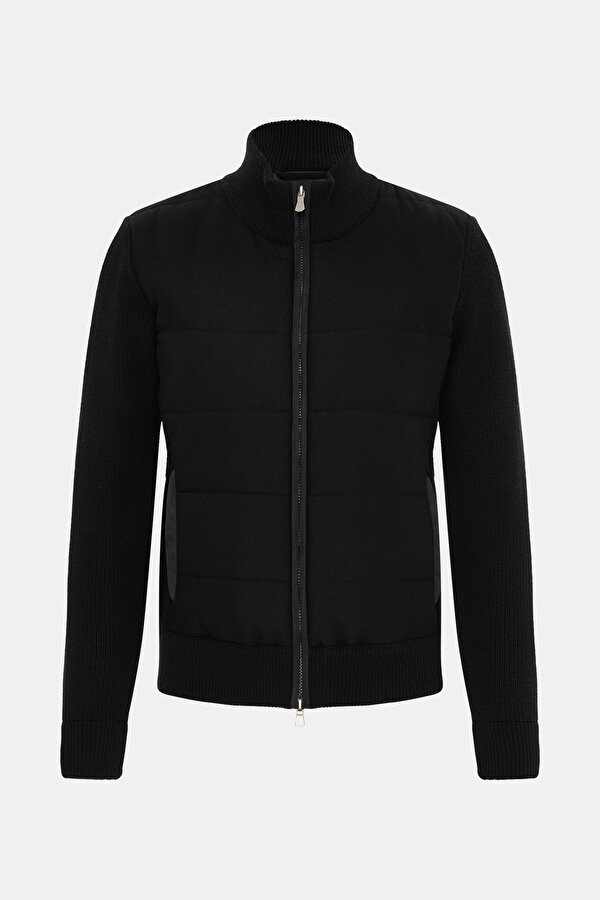 BLACK WOOL COAT 6