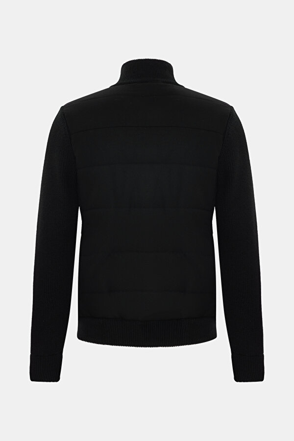 BLACK WOOL COAT 7
