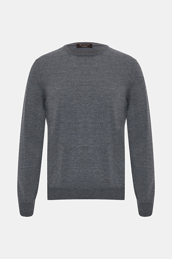 GREY BASIC / ROUND NECKLINE TRICOT 6