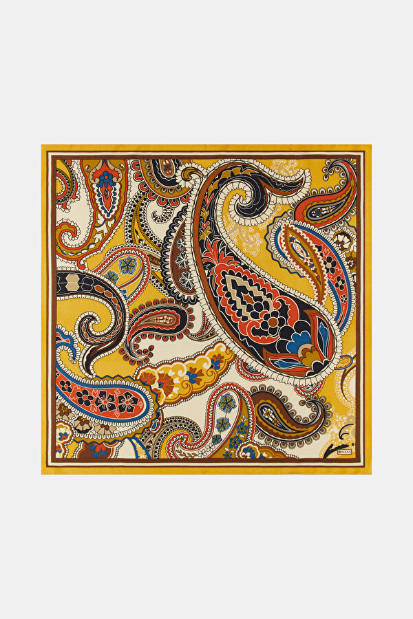 ŞAL DESENLİ İPEK KAŞMİR EŞARP