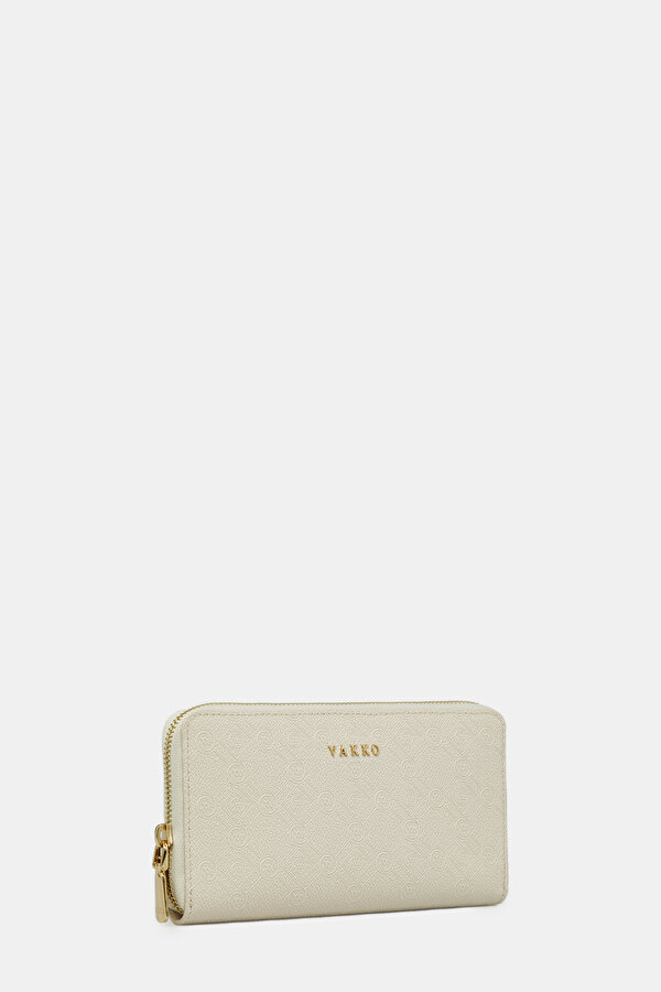 ECRU MONOGRAM WALLET 2