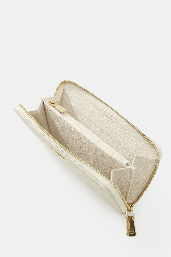 ECRU MONOGRAM WALLET 6