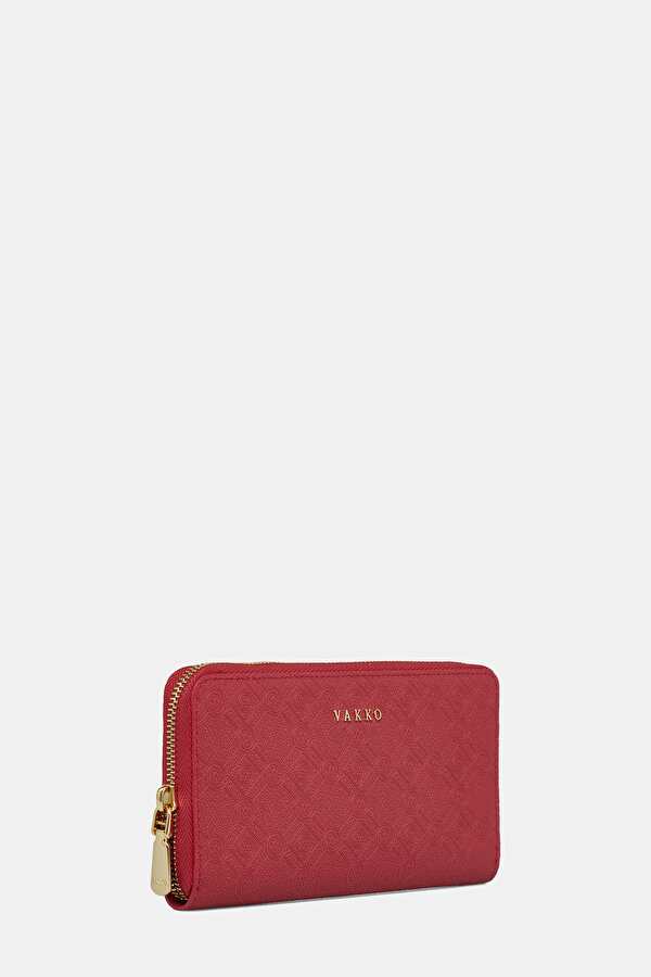 RED MONOGRAM WALLET 2
