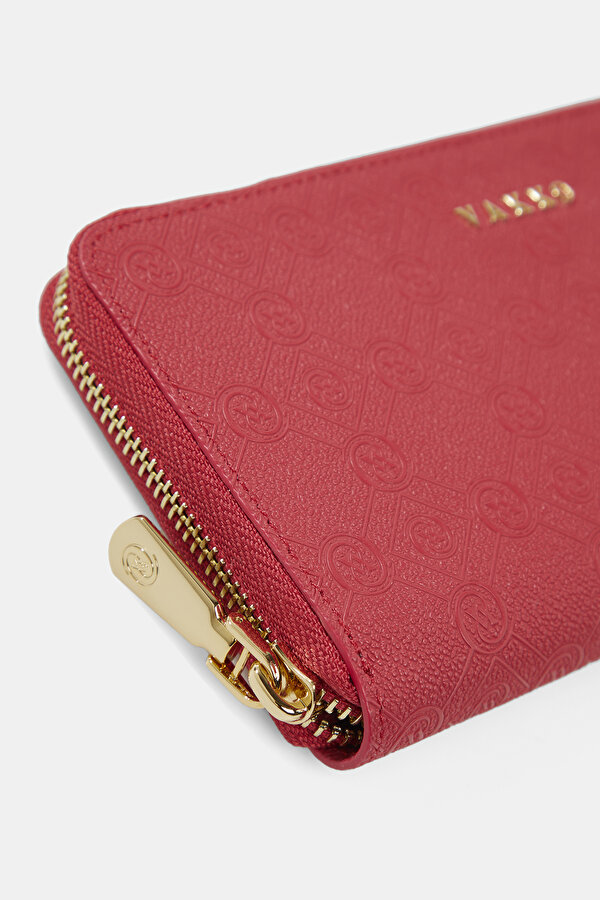 RED MONOGRAM WALLET 6