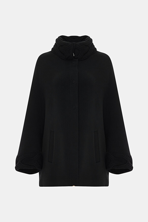 BLACK REEFER JACKET