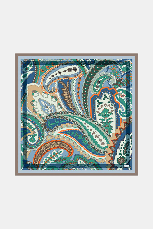 ŞAL DESENLİ TWILL İPEK GAVROŞ