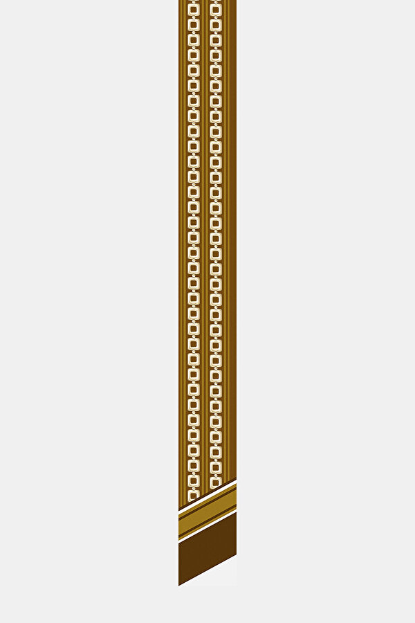 GEOMETRİK DESENLİ TWILL İPEK FULAR 2