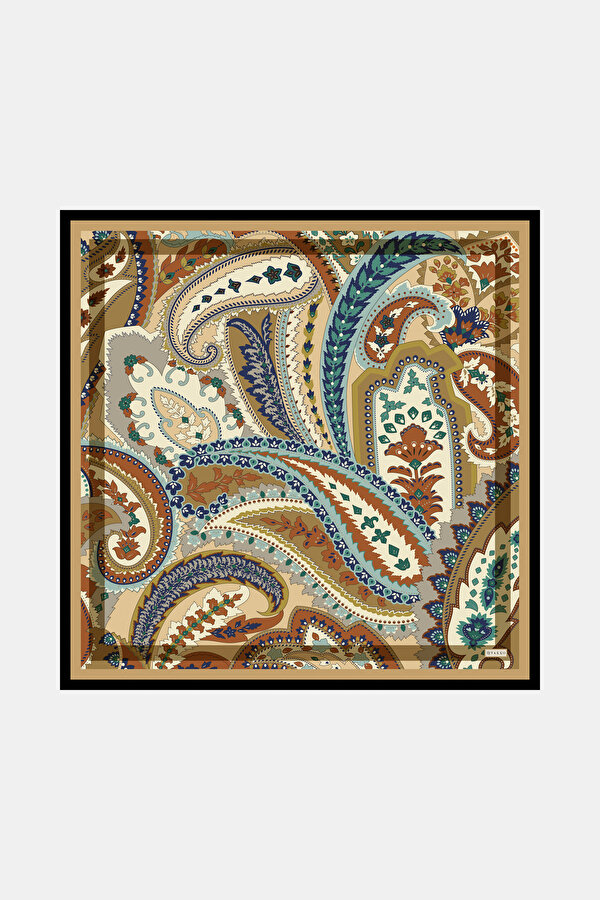 ŞAL DESENLİ TWILL İPEK GAVROŞ