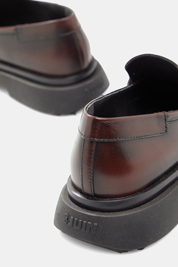 KAHVE DERİ LOAFER 7