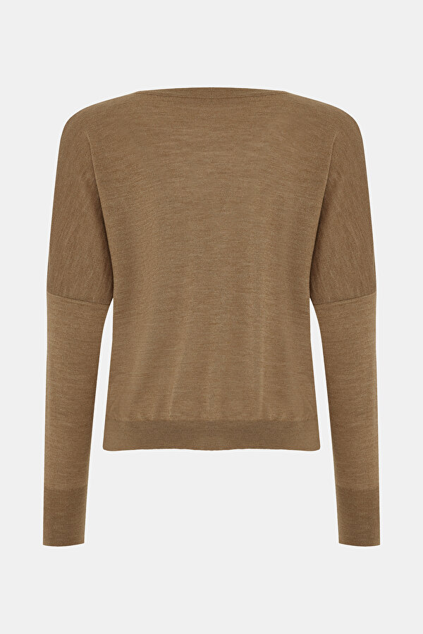 CAMEL V NECK TRICOT 2