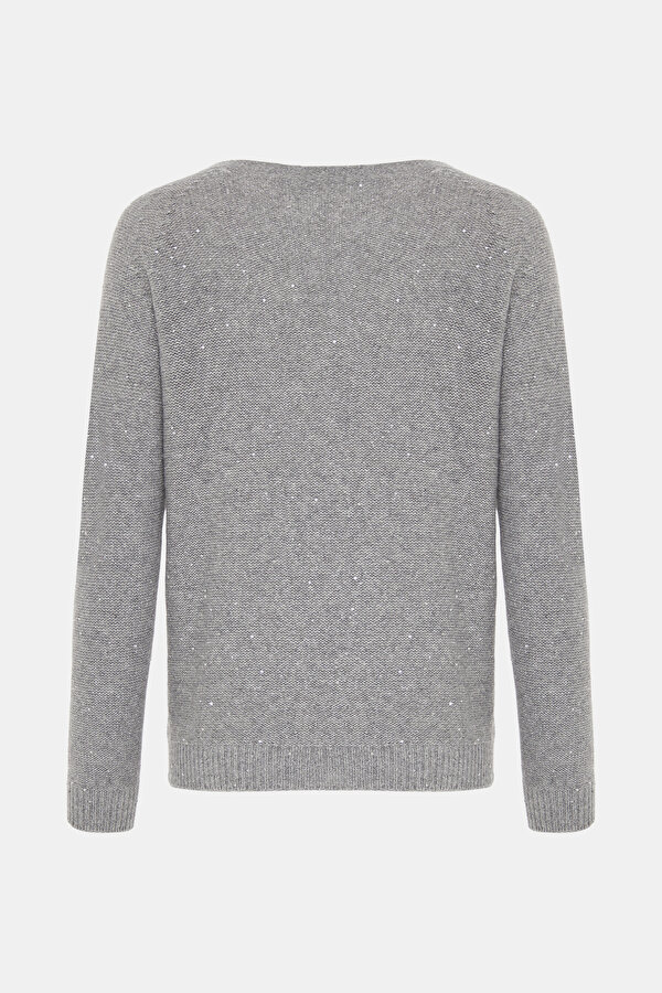SILVER V NECK TRICOT 2