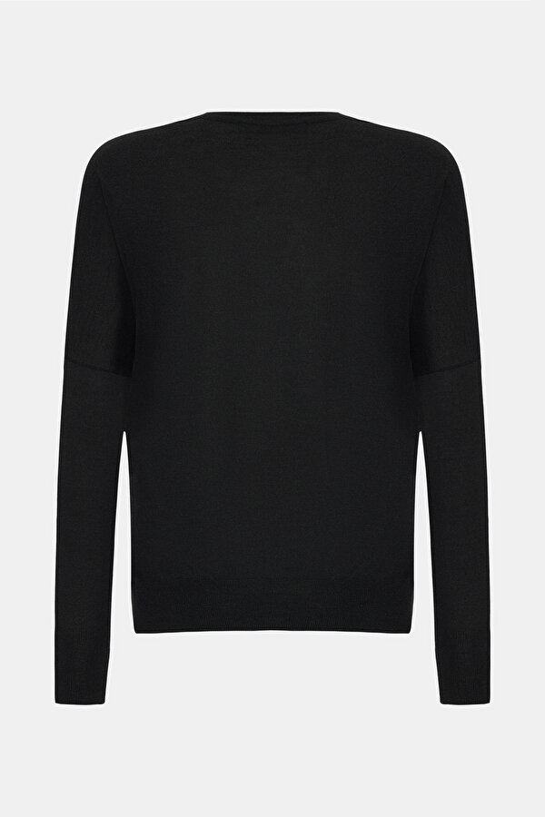 BLACK BASIC / ROUND NECKLINE TRICOT 2