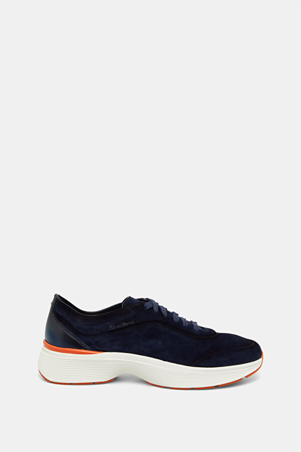 NAVY BLUE LEATHER SHOE