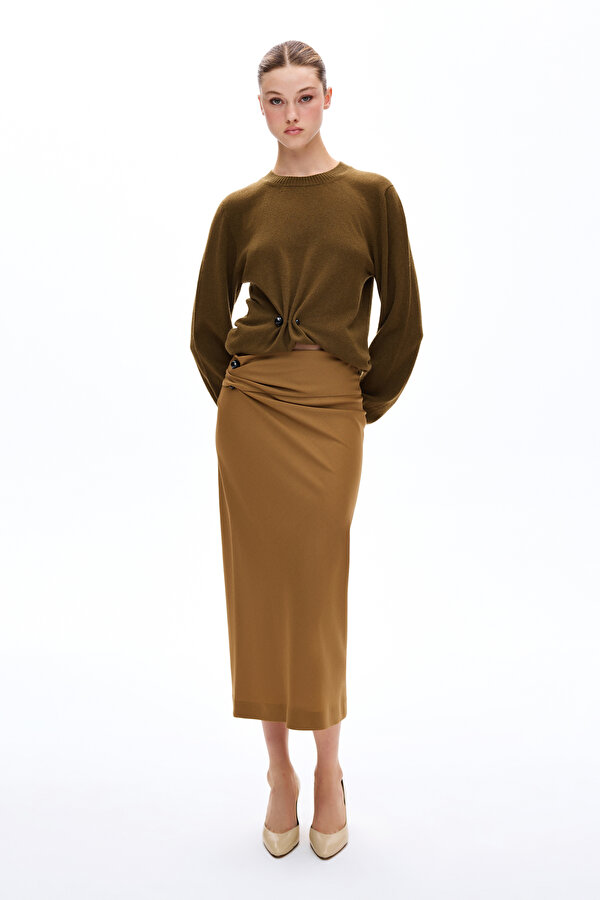 LIGHT BROWN SKIRT