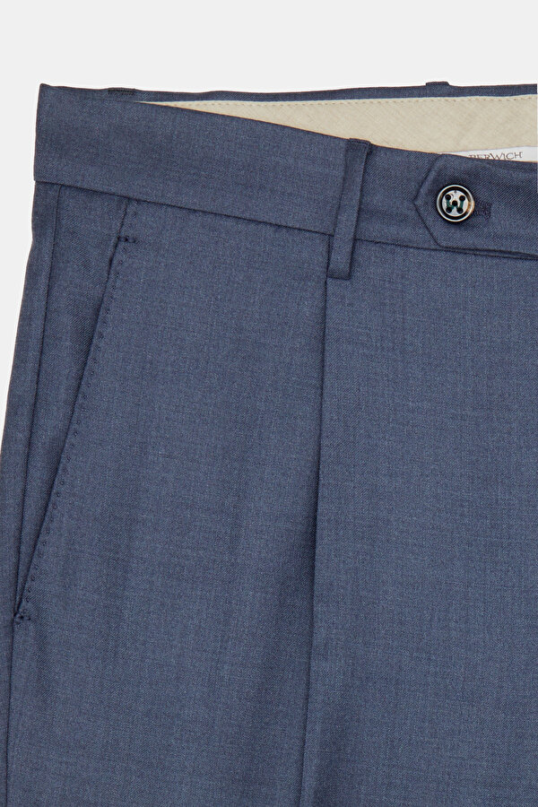 TEK PİLELİ TWILL YÜN PANTOLON 11