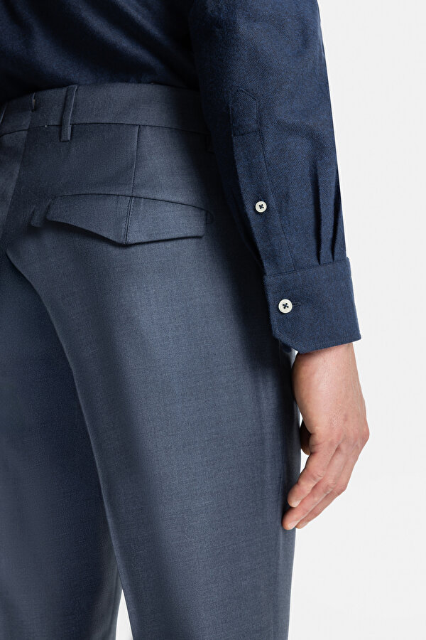 TEK PİLELİ TWILL YÜN PANTOLON 6