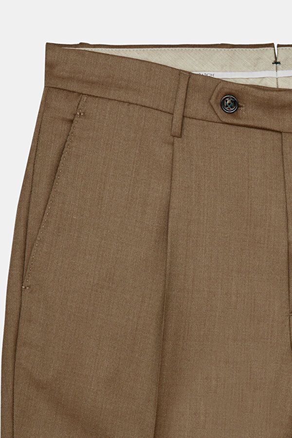 TEK PİLELİ TWILL YÜN PANTOLON 11