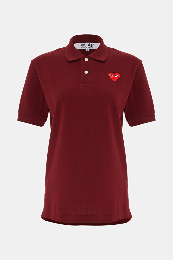 BORDO POLO YAKA T-SHİRT