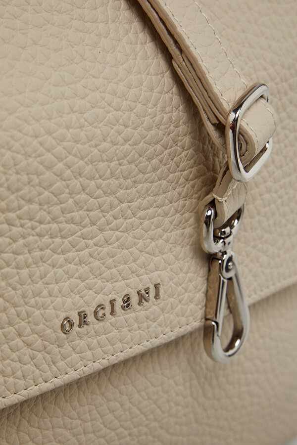 ECRU LEATHER BAG 7