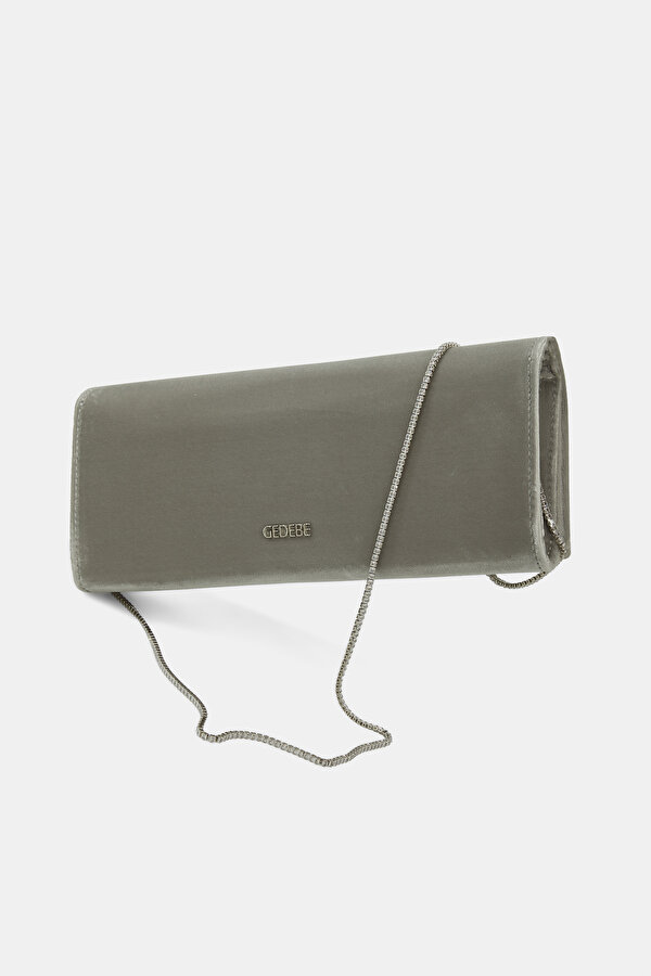 SILVER VELVET BAG 7