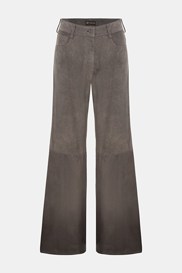 GREY WIDE LEG TROUSERS